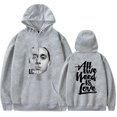 thumbnail image 1 of Canserbero All We Need Is Love Hoodie Cosplay Sweatshirt Fashion Clothes for Men, 1 of 2