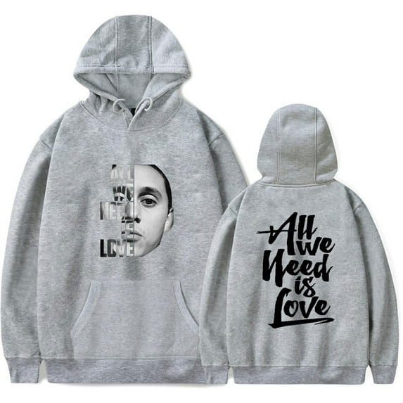 Canserbero All We Need Is Love Hoodie Cosplay Sweatshirt Fashion Clothes for Men