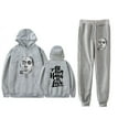thumbnail image 1 of Canserbero All We Need Is Love Hoodie Jogger Pant 2 Piece Suit Unisex 2 Piece Sets, 1 of 2