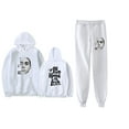 thumbnail image 1 of Canserbero All We Need Is Love Hoodie Jogger Pant 2 Piece Suit Unisex 2 Piece Sets, 1 of 2