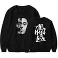 thumbnail image 1 of Canserbero All We Need Is Love Sweatshirt Fashion Crewneck for Men Casual Pullover, 1 of 2