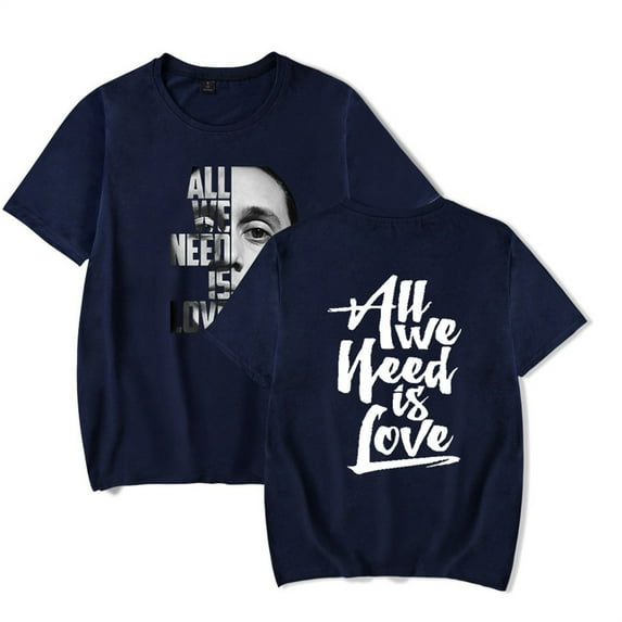 Canserbero All We Need Is Love Tshirt Hip Hop Crewneck Harajuku Short Sleeve Tee