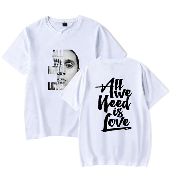Canserbero All We Need Is Love Tshirt Hip Hop Crewneck Harajuku Short Sleeve Tee