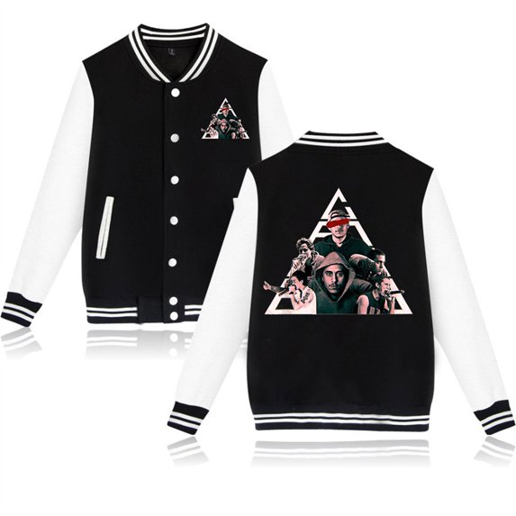 Canserbero All We Need Is Love Unisex Jackets Casual Baseball Uniform Fashion Coat