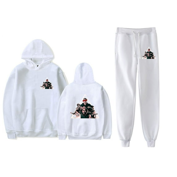 Canserbero All We Need Is Love Unisex Sweatsuit Hip Hop Hoodies Jogger Pants Sets