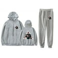 thumbnail image 1 of Canserbero All We Need Is Love Unisex Sweatsuit Hip Hop Hoodies Jogger Pants Sets, 1 of 2