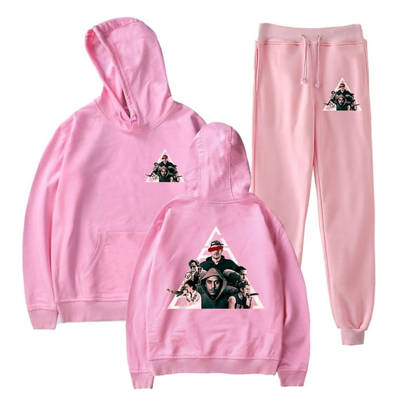 Canserbero All We Need Is Love Unisex Sweatsuit Hip Hop Hoodies Jogger Pants Sets