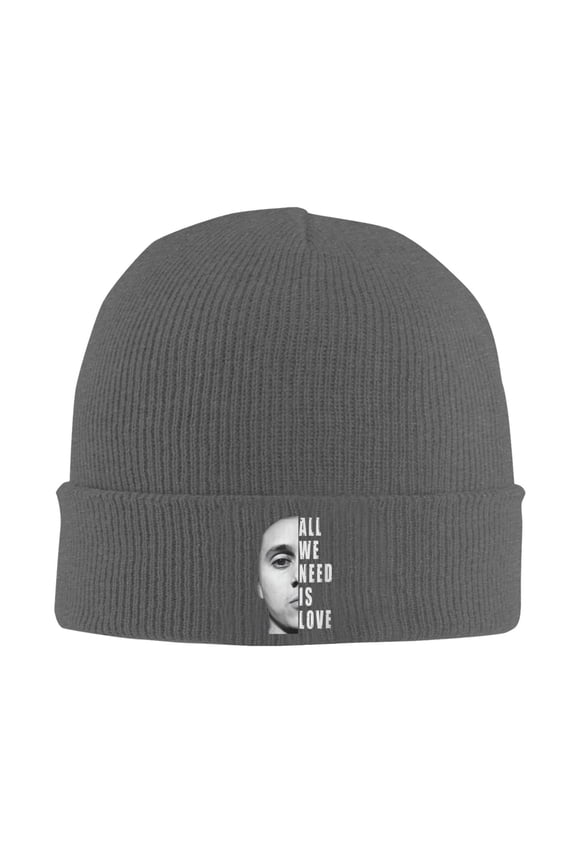 Canserbero Beanie Hat Winter Warm Knit Cuffed Cap For Women Men Deep Heather