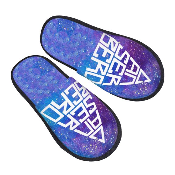 Canserbero Furry Slippers For Men Women Fuzzy House Slippers Winter Anti-Slip Indoor And Outdoor Slip On Shoes Medium