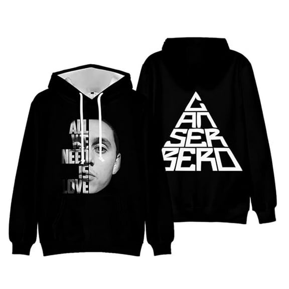 Canserbero Logo Hoodies Vida Album Merch Hooded Sweatshirts Men Women Fashion Casual Hip Hop Streetwear Pullovers