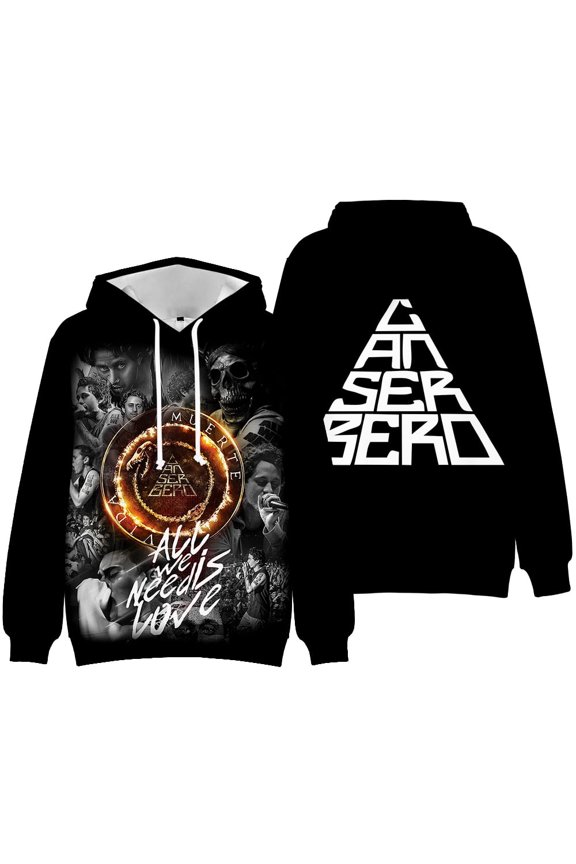 Canserbero Merch Hoodies Retro Classic Sweatshirts Men's And Women's Fashion Pullovers