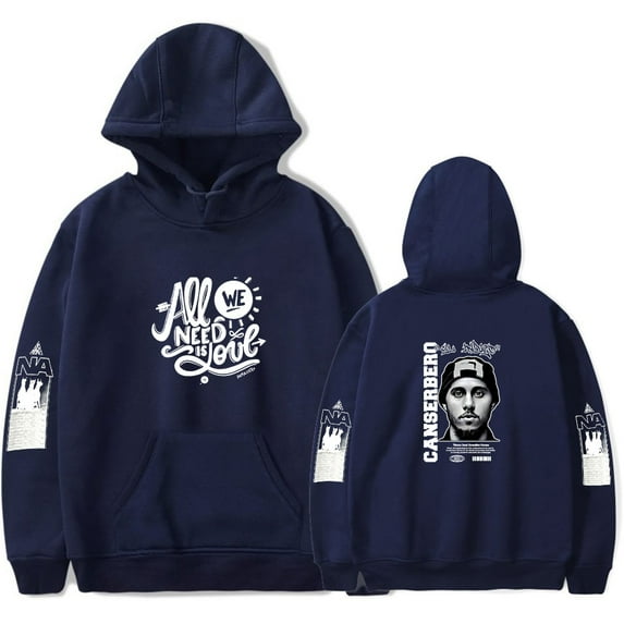 Canserbero Merch hoodie Unisex retro fashion long sleeved hooded sweatshirt sportswear
