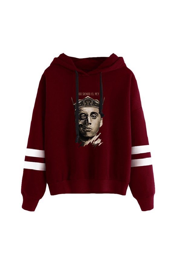 Canserbero Rapper Pocketless Parallel Bars Sleeve Sweatshirt Sigo Siendo el Rey Album Merch Hoodie Streetwear