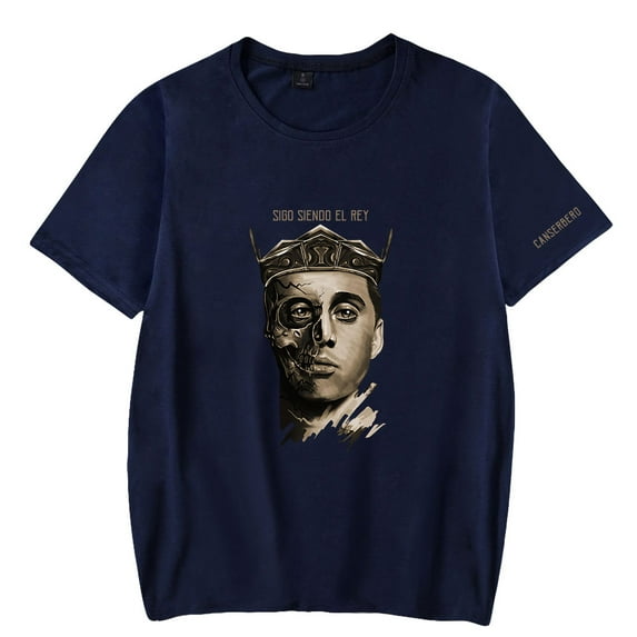 Canserbero Rapper Tee Shirt Sigo Siendo el Rey Album Merch Short Sleeved Man/Woman Hip Hop T shirt