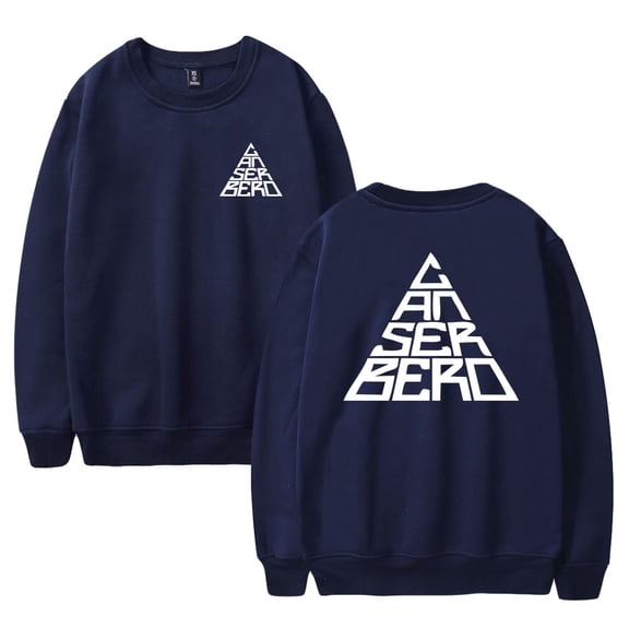 Canserbero Vector Logo Pullover Long-Sleeved Streetwear Casual Clothes