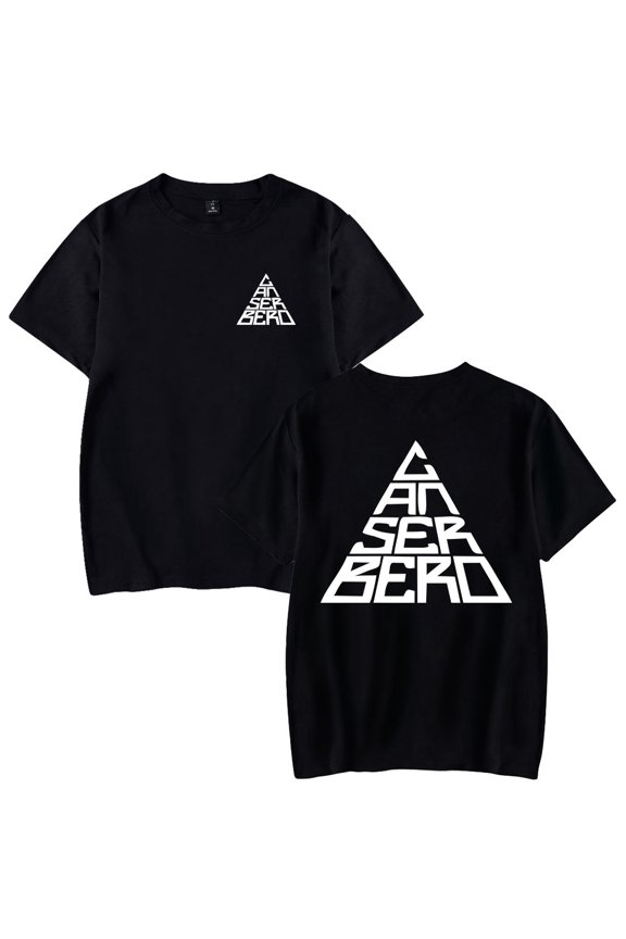 Canserbero Vector Logo Tee Shirt Summer Casual Tshirt  HipHop Style Short Sleeved