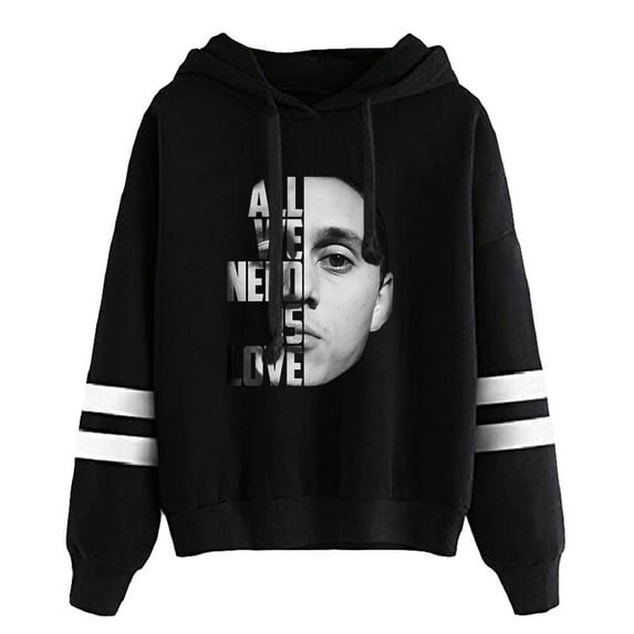 Canserbero apparel all we need is love merch Pocketless Parallel Bars Sleeve Sweatshirt