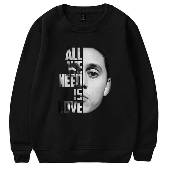 Canserbero apparel all we need is love merch Pullover Long-Sleeved Harajuku Top