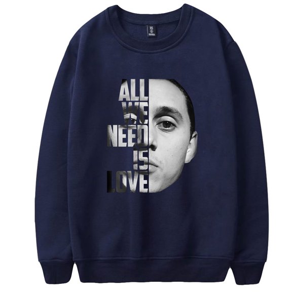 Canserbero apparel all we need is love merch Pullover Long-Sleeved Harajuku Top