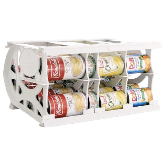 Cansolidator Pantry Stores 40 cans | Rotate Cans First in First Out | Canned Food Organizer for Pantry | Canned Food Storage | Organize Your Kitchen and Pantry