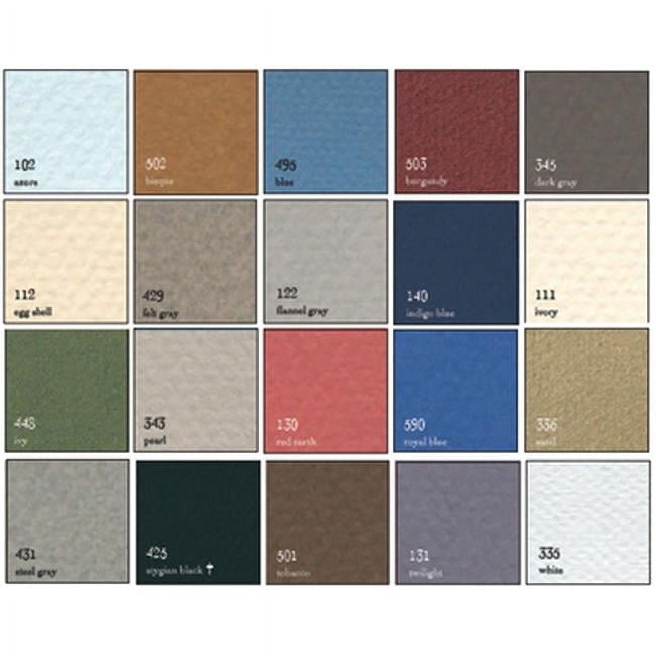 Canson Mi-Teintes Mat Board Stygian Black - 16x20 Inch Acid Free Art Framing Board, Pack Of 5