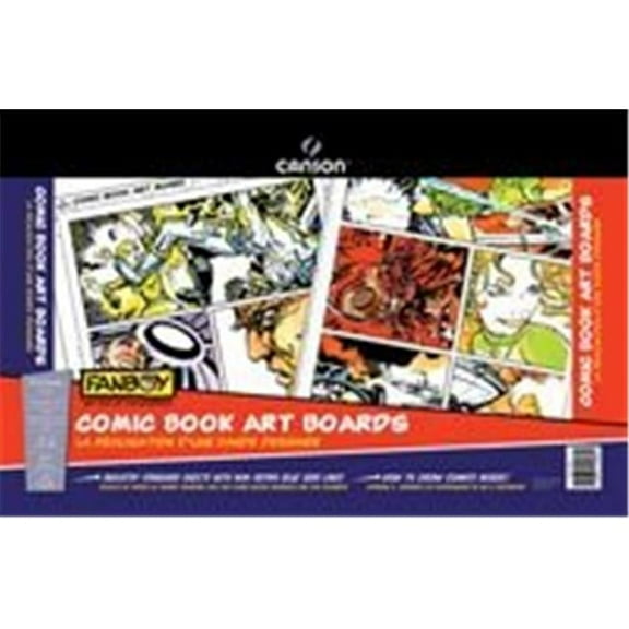 Canson 702-2189 Comic Book Art Boards- 11 X 17 In.- 24 Sheets