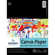 Canson Artist Series Canva-Paper Pad, 10 Sheets, 9 x 12