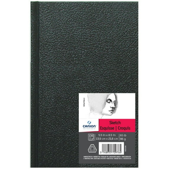 Canson Artist Series Hardbound Sketch Book, 5.5" x 8.5"