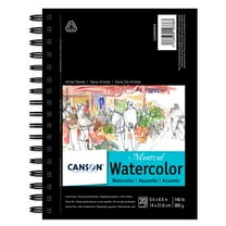 Canson Artist Series Watercolor Book, 5.5in x 8.5in, 20 Sheets/Pad