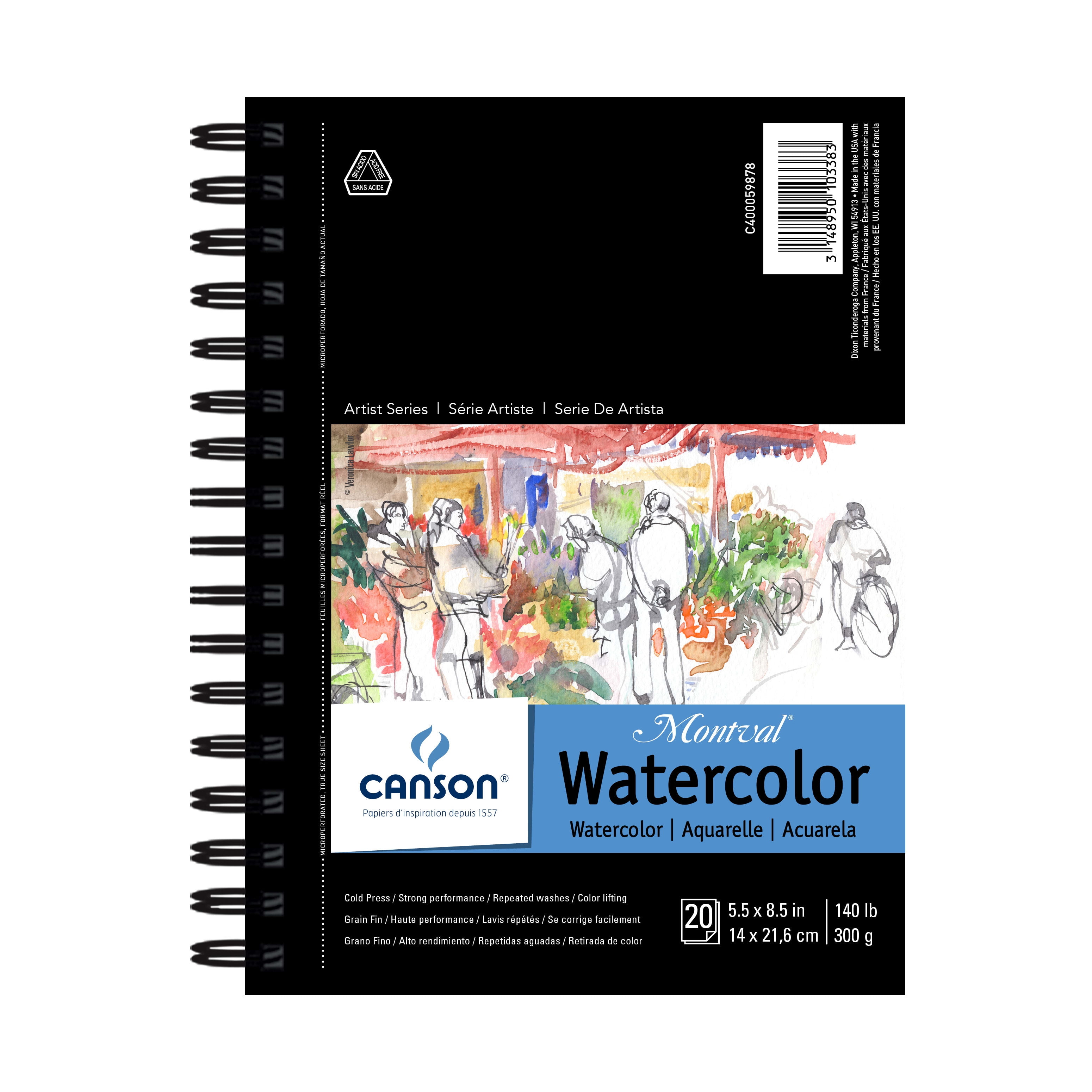 300 Pcs Watercolor Paper Sheet Bulk White Cold Press Paper Pack 110 lb 230  GSM Sketch Painting Watercolor Paper Pad for Kids Watercolorist Students