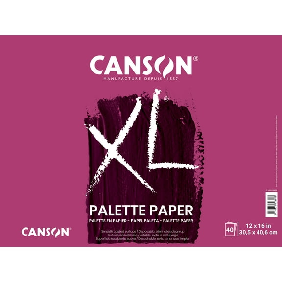 Canson Foundation Series Disposable Palette Pad, 12" x 16"