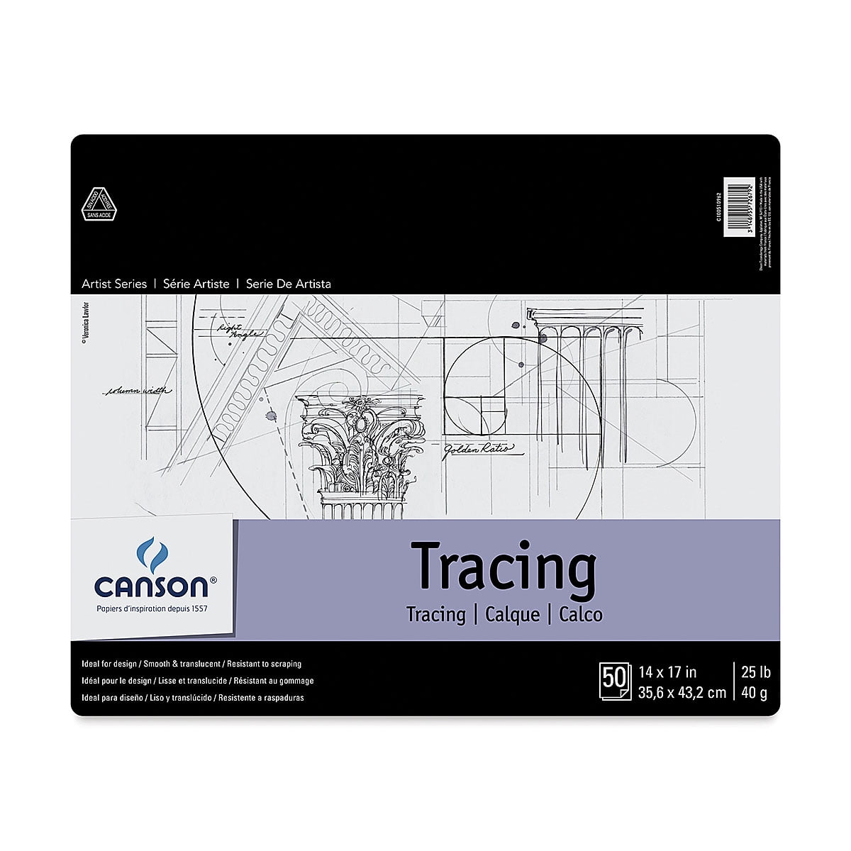 Tracing Paper 11x17 Canson Artist Series Pro Layout Marker