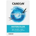 thumbnail image 1 of Canson Graduate Watercolor Paper Pad, Foldover Binding, (117lb/250g), 20 Sheet, 5.5" x 8.5", 1 of 8