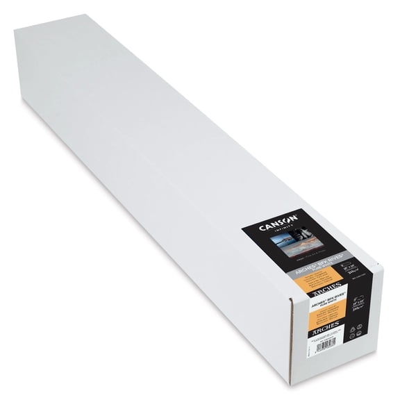 Canson Infinity Arches BFK Rives Inkjet Fine Art and Photo Paper - 36" x 50 ft, Pure White, 310 gsm, Roll