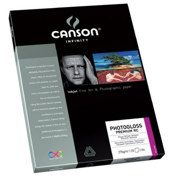 Canson Infinity PhotoGloss Art Papers - 11" x 17", Premium Resin Coated, 25 Sheets