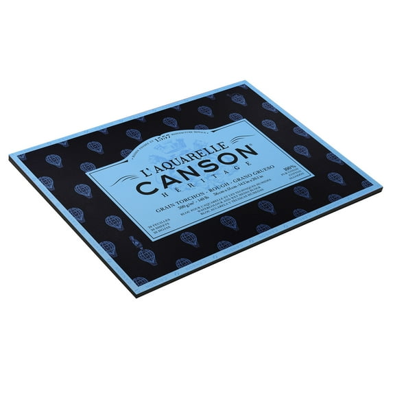 Canson L'Aquarelle Heritage Watercolor Block, Rough, 14in x 20in