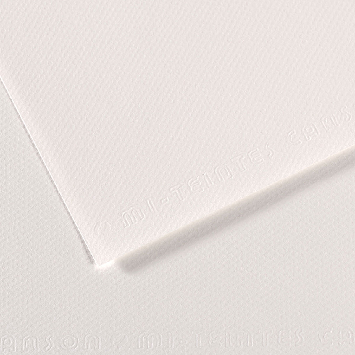 Canson Mi-Teintes Drawing Papers - 8-1/2" x 11", Cloud White, Pkg of 25 Sheets