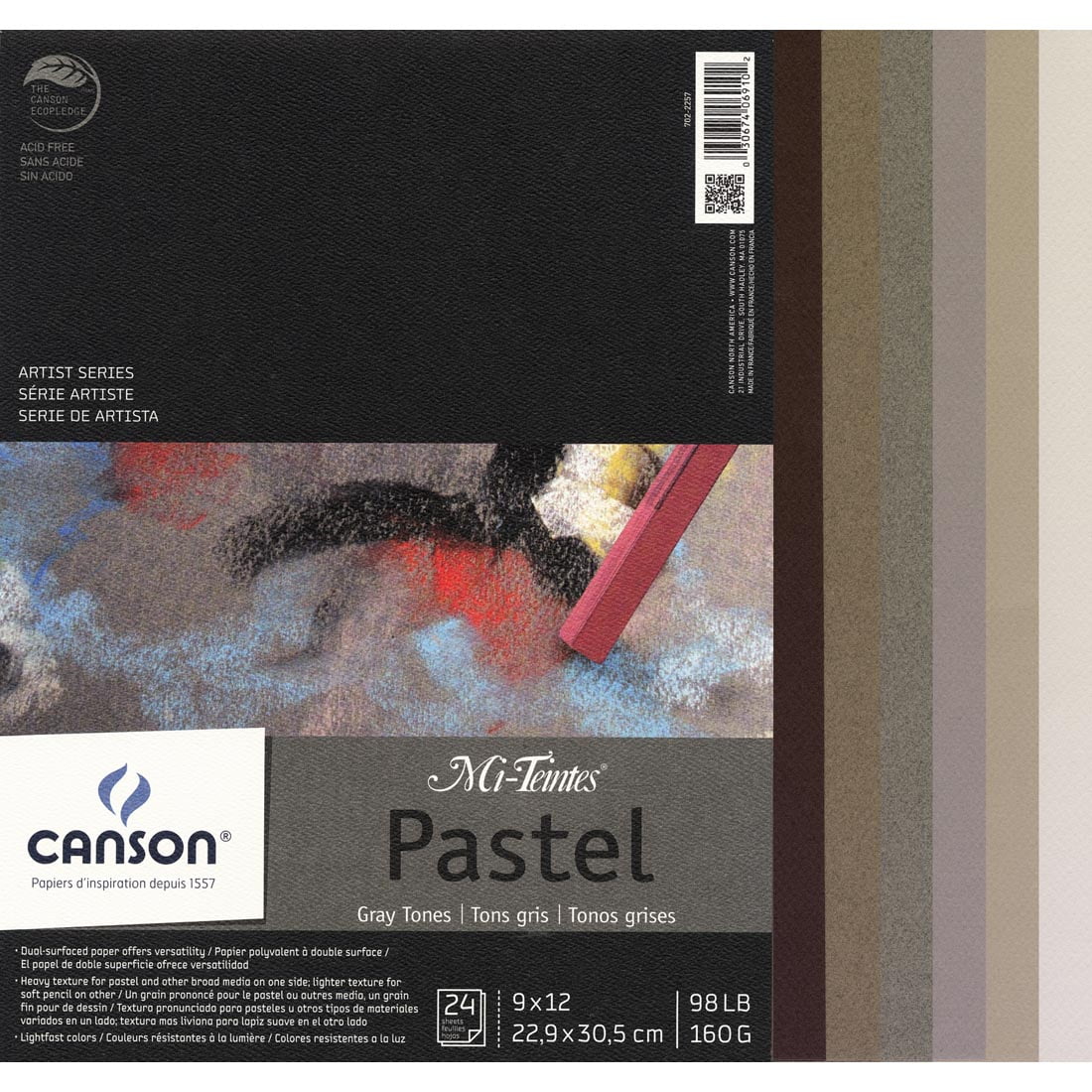 CAHIER DE NOTE LARGE PASTEL MONOCROMO A4 (plusieurs couleurs) — par Pi –  Paperole