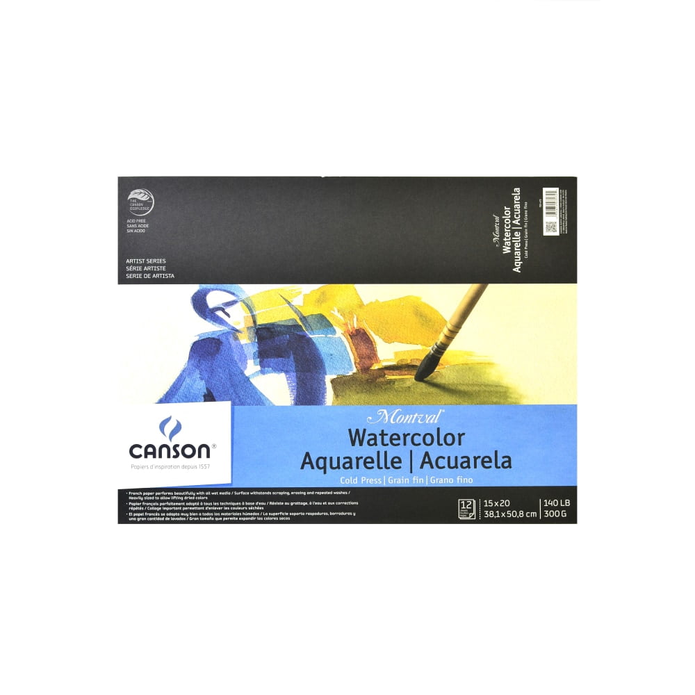 Canson Montval Watercolor Pad - 15