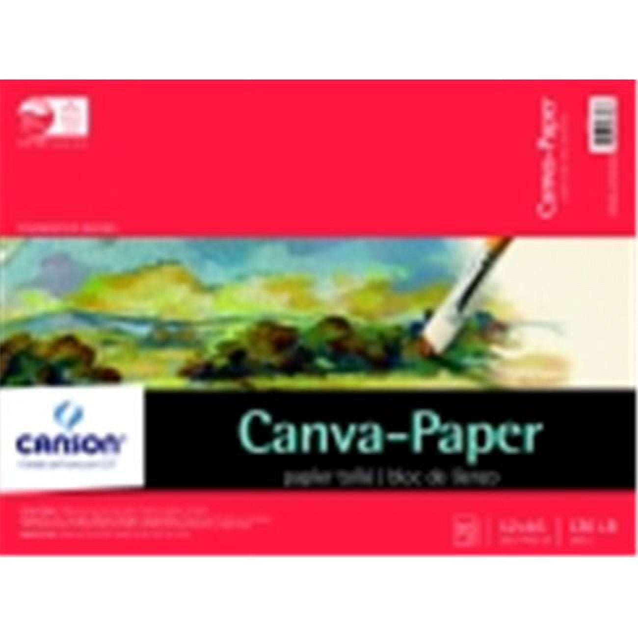 Canson Paper PrePrimed Canvas Pad, 12 x 16 in.