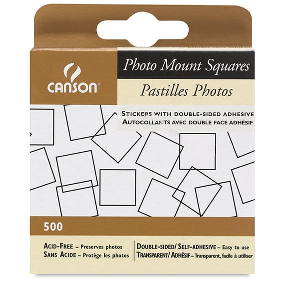 Canson Photo Mount Squares - Pkg of 500
