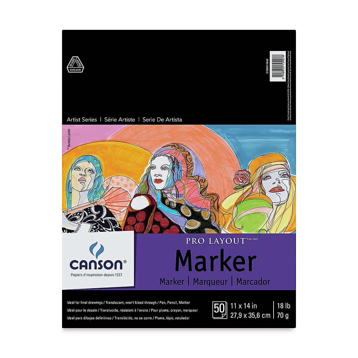 Canson : The Wall : Marker Paper : 50x70cm : 220gsm : 1 Sheet - Canson :  The Wall - Canson - Brands