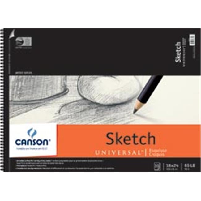 Canson Universal Sketch Pad 18" x 24", Landscape, 30 Sheets