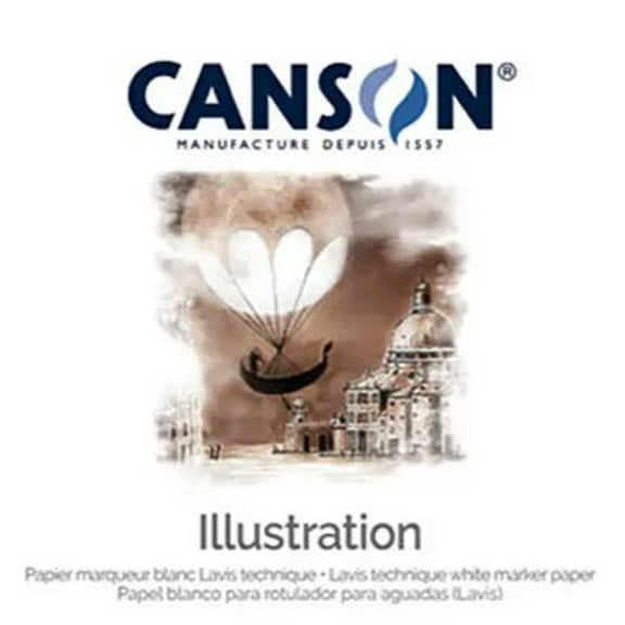 Canson Watercolor Pad, 9? x 12?, 2 Pack, Fold Over Cover, 30 Sheets, White, 2 Count