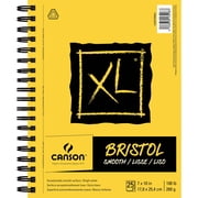 Canson XL Bristol Pad, 7in x 10in, Smooth, 100 lb., 25 Sheets, CN400100866