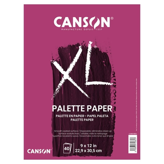 Canson XL Disposable Palette Pad, 9 in x 12 in