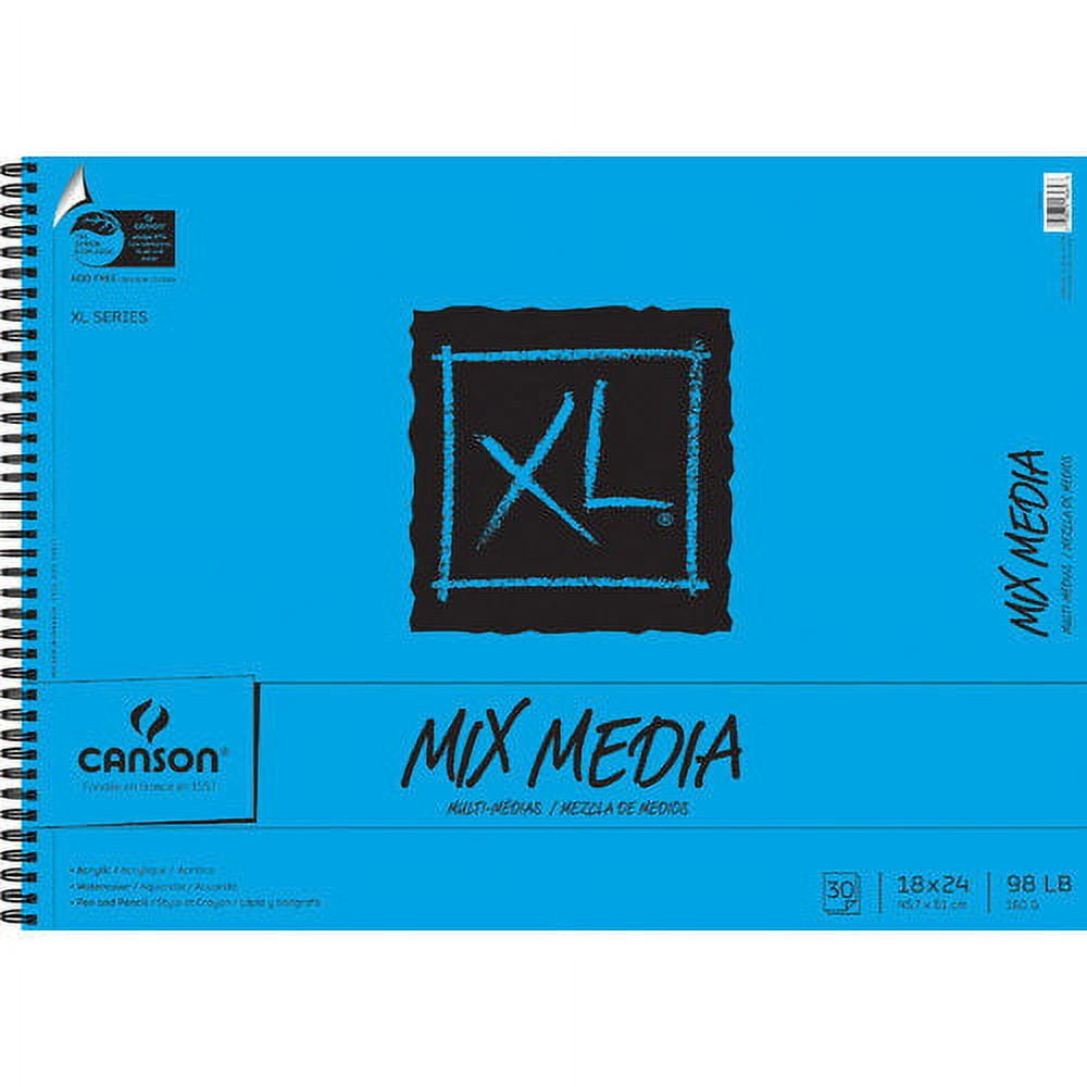 Canson XL Mixed Media Pad 18" x 24", Landscape, 30 Sheets