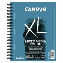 Canson XL Series Mixed Media Pad, Side Wire Binding, 50 Sheet, 7x10 inch, 1 Count