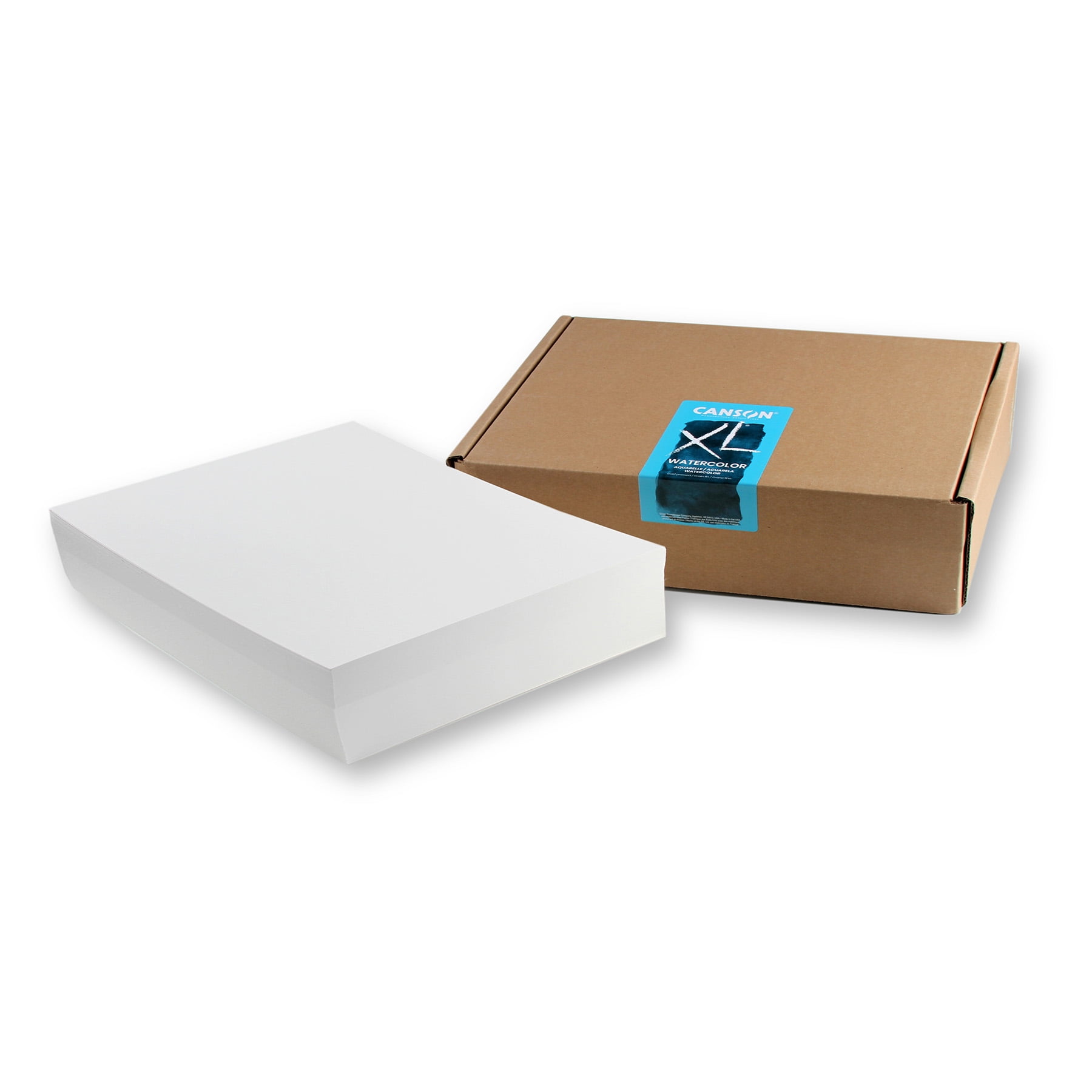 Canson XL Series Watercolor Sheet Bulk Pack, Midweight White Paper, 50 Sheet, 18.25x24.25 inch, 1 Count