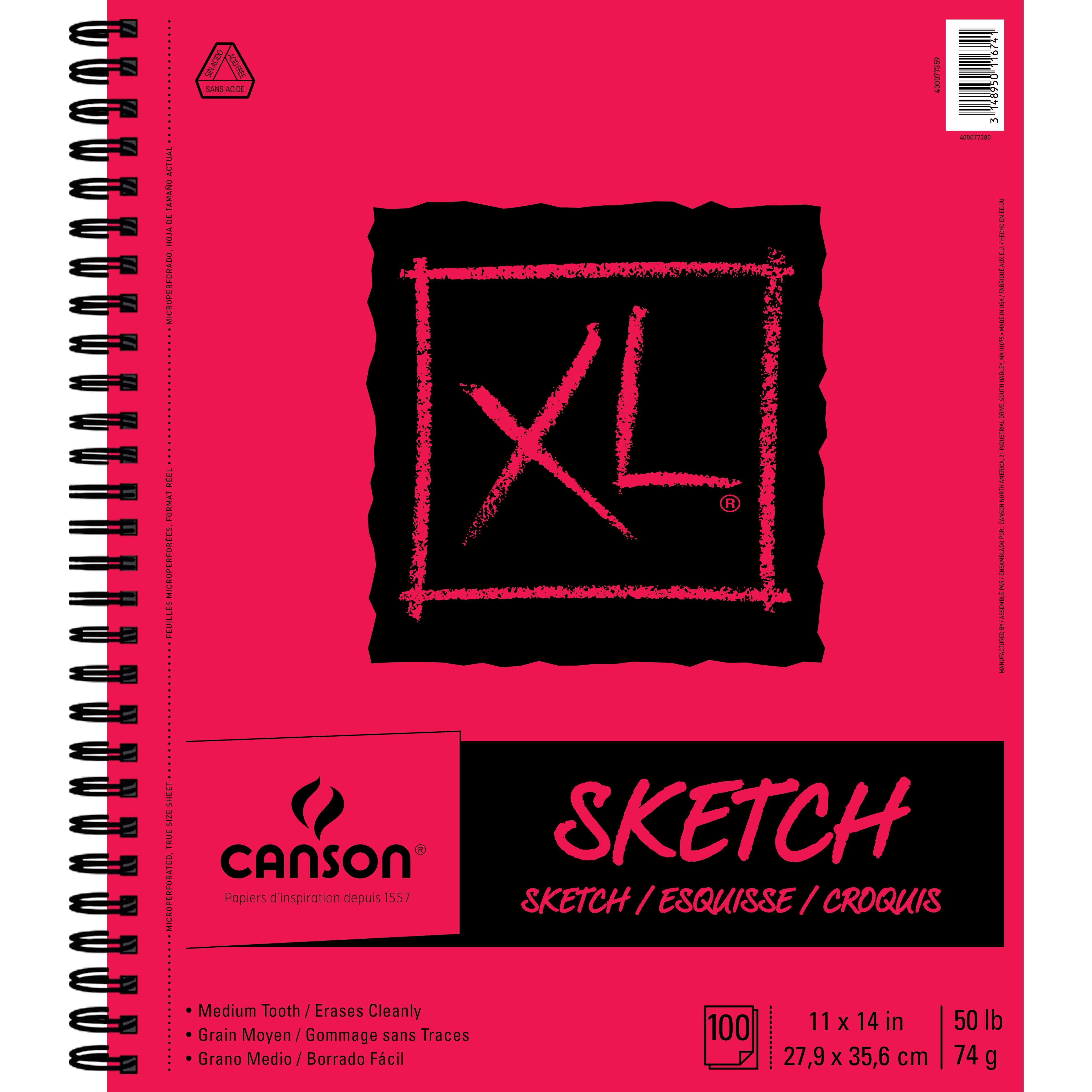 DRAWING - XL Canson Sketchbook. 11 x 14 - Grasby Art